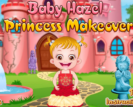 Baby Hazel Princess Makeover